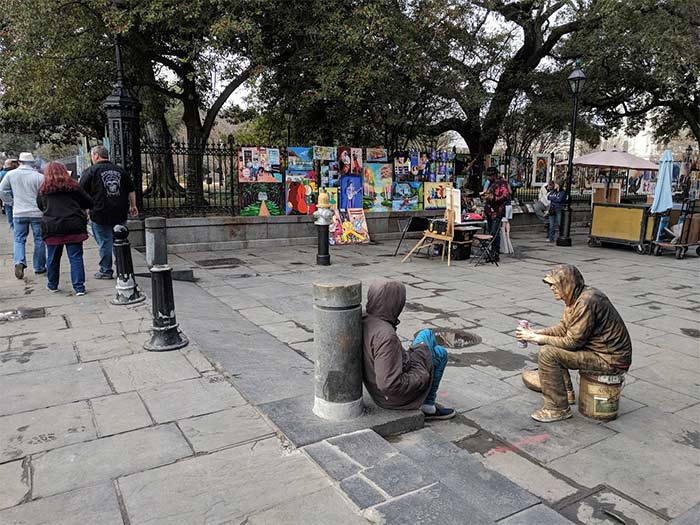 Offsite New Orleans Saints parking mini tour