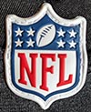 NFL shield logo on a real Nike jersey